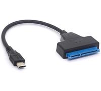 PIIHUSW USB C to SATA Adapter - Type C to SATA III Hard Drive Cable for 2.5" HDD SSD 7+15 Pin Thunderbolt 3 Converter
