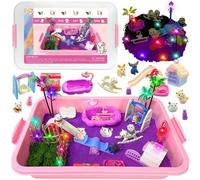 PIIMNT Pet Toys for Kids, Kit with Lights, Cat and Dog Pet Care Toys, Sand Play Set, Birthday Presents for 3-10 Year Olds