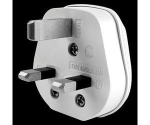 Pik-a-Pak 9248-13A-Rnw 13A 3Pin Impact Resistant Plug Top White