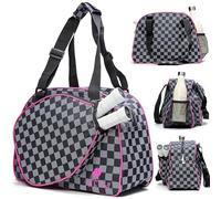 Pik’le’Ball Sport Premium Women's Pickleball Bag - Stylish and Versatile Sports Bag with Water Bottle Holder, Padded Paddle Pocket, and Spacious Design (fits 2+ Paddles!)
