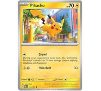 Pikachu 018/091 Common Pokemon Card | Paldean Fates Set | Scarlet & Violet Series | Titan Authenticated