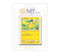 Pikachu 028/078 Holo or Reverse (Random) - my-booster X Épée et Bouclier 10.5 Pokémon GO - Box of 10 Pokemon French Cards