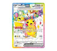 Pikachu ex 219/191 Ultra Rare Full Art Pokemon Card | Shiny Pokémon Cards | Pokémon EX | Surging Sparks | Pokemon Scarlet and Violet | Titan Cards Authenticated