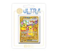 Pikachu ex 247/191 Tera Shiny Gold - my-booster X Écarlate et Violet 8 - Étincelles Déferlantes Box of 10 Pokemon French Cards