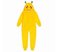 Pikachu Fleece Hooded Onesie Yellow
