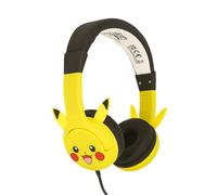Pikachu Moulded Ears Childrens Headphones OTL Yellow One Size