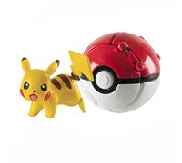 (Pikachu & Pokeball) Pokemon Ball POP Throw Poke Balls Pikachu Cosplay Fun Toys Pokeball Kids Gift