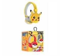 (Pikachu Yellow) Kids Headset Cartoon Wireless Bluetooth Headphones
