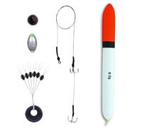 Pike Dead Bait Float KIT Rig Fishing Kit Including DEADBAIT Trace Hooks Float - UK POST