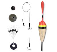 Pike Dead Bait Float Rig Fishing Kit Including Trace Hooks Float - UK POST