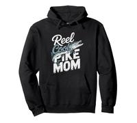 Pike Fishing Mom Who Runs Coffee Northern Freshwater Pullover Hoodie