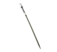 JACK PYKE Decoy Pegs Pack of 12 - 110g Adjustable Spring Loaded Metal Hunting Stakes for Realistic Decoy Movement - 34cm Long Pigeon Hunting Accessories
