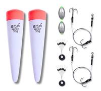 Pike Zander Deadbait Float x2 Rigs Fishing Kit Pike & Zander Deadbait Float Kit - 2 x 30 g - ALL YOU NEED - UK POST