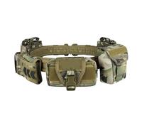 PIKEON Tactical Battle Belt Quick Release Rigger 1.75 Inch Inner & Outer Airsoft Belt Heavy Duty Belts for Men, Cp, One size