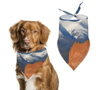 Pikes Peak Colorado Dog Bandanas Adjustable Bib Party Pet Decorations Cute Dog Triangle Scarfs for Small Medium Puppy Cat Costume Accessory