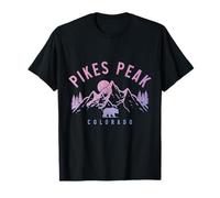 Pikes Peak Colorado Rocky Mountains Bear Nature Vintage T-Shirt