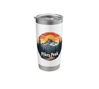 Pikes Peak Majestic Sunset Mountain Road Stainless Steel Insulated Tumbler