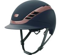PIKEUR ABUS AIRLUXE SUPREME riding helmet midnight blue-rose gold M