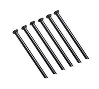PIKITER Bicycle Spokes 15 Gauge 1.8mm Straight Pull, 304 Stainless Steel, Road Bike And MTB Wheel Parts With Caps, 711 Model, 10pcs(Length 255mm)