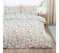 Pikk - Amaryllis Duvet Bedding Set - Floral Design - Includes Pillowcases - Polycotton (Multi, Double / 200cm x 200cm)