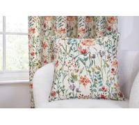 Pikk - Fully Lined Amaryllis - Floral Fully Lined Curtains - Pencil Pleat / 3" Tape Header - Polycotton (Cushion Cover (Single))