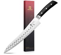 Piklohas 10 Inch Resharpenable Serrated Bread Knife for Homemade Bread