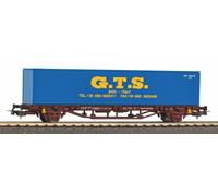 PIKO 27700 HO Scale Two-Axis Freight Car GTS Container Transport FS Era V