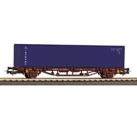 Piko Hobby CD Flat Wagon w/40' Container Load V 1:87 Scale, HO Gauge