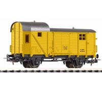 PIKO 27735 Service Car R.F.L., Yellow Livery, Curved Roof With Elevation