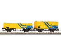 PIKO 28301 HO Era IV Freight Car Set, 2 Cars, 2 Axles, VS Service