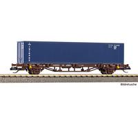 Piko 47728 CD Flat Wagon w/40' Intrans Container Load V