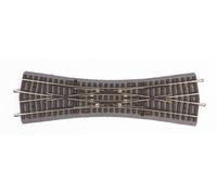 PIKO 55424 a-Track Double Crossing Soft With Bedding DKW New 1:87