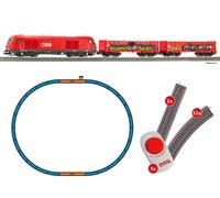 Piko 57033 Ready to Run OBB Rh2016 Graffiti Freight Train Set VI