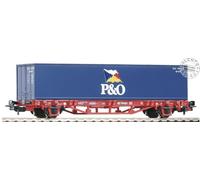 Piko 57706 Flatbed Freight Car DB Cargo with a 40' P&O Container