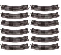 (H0) Track A Piko 55412 Curved Rail 6 pc(s)