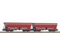 PIKO N 40716 Set 2 Bulk Freight Car Falns Epoch VI NEW OVP 1:160