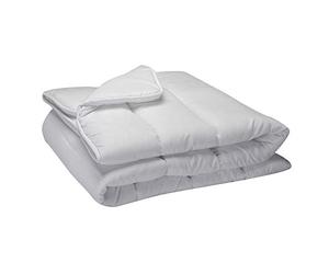 Pikolin Home - Anti-Dust Mite Autumn/Winter Cotton Fibre Padded Quilt 300g/m2, polyester, white, Lit 135/140-220 x 220 cm