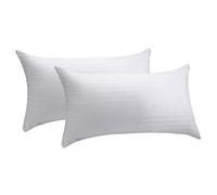Pikolin Home Pack of 2 Cuti Pillow Covers, Cotton, White, 75x40cm (Pack de 2)