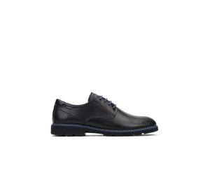Pikolinos Alarcon Leather Lace Up Shoes for Men, Black, 7-7.5 UK