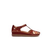 Pikolinos CADAQUES Women's Semi-Open Leather Shoe, Sandia, 4 UK
