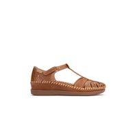 Pikolinos CADAQUES Women's Semi-Open Leather Shoes, Brandy, 38 EU