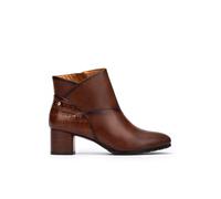 Pikolinos Calafat Leather Heel Ankle Boots for Women, Cuero, 7-7.5 UK