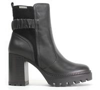 Pikolinos Cervera Leather Women's Zip Up Boots - Black - Size:UK 5-5.5