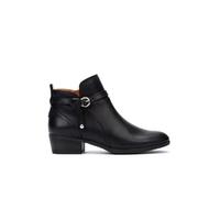 Pikolinos Daroca Leather Heeled Ankle Boots for Lady, Black/White, 4-4.5 UK