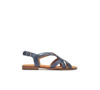 Pikolinos Flat sandals in leather model ALGAR for women, pacific, 37 EU