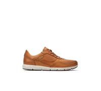 Pikolinos for man. M4U-6312 Brown leather trainers with elastic Fuencarral (44), Flat, Laces, Casual