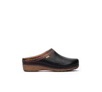 Pikolinos Granada Leather Clogs for Women, black, 5-5.5 UK