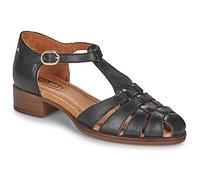 Pikolinos VALENCIA Women's Half Open Leather Shoe, Black, 6 UK