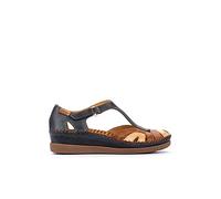 Pikolinos Leather Flat Sandals CADAQUES W8K