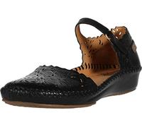 Pikolinos Leather Flat Sandals P. Vallarta 655 Black